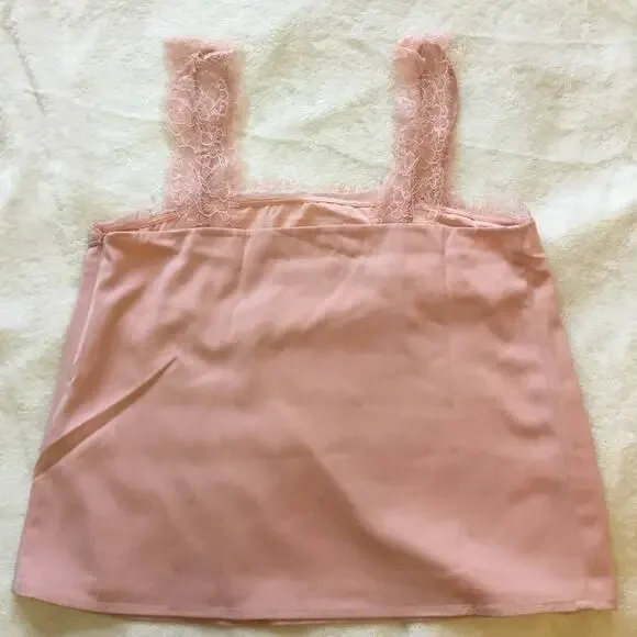 Love Bonito Pink Amara Lace Trim Camisole - Picture 9 of 15